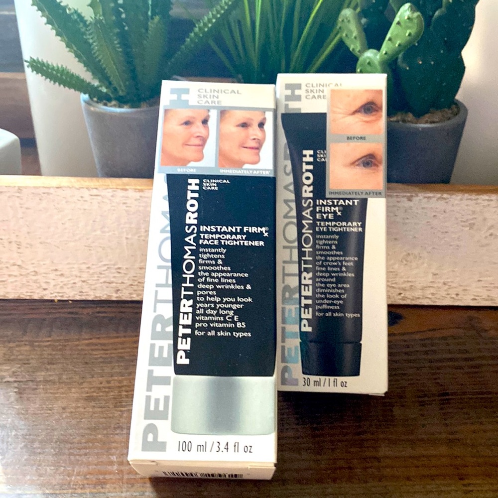 Peter Thomas Roth instant firm temporary I tightener and temporary face